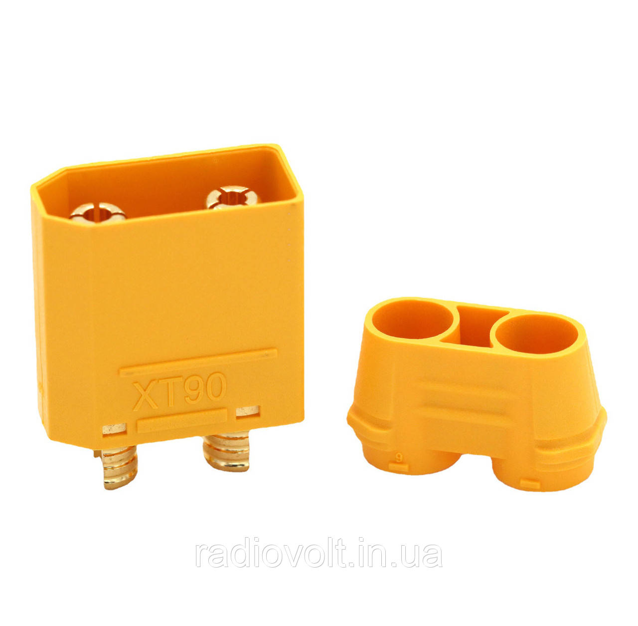 Конектор Amass XT90S-M тато з ковпачком