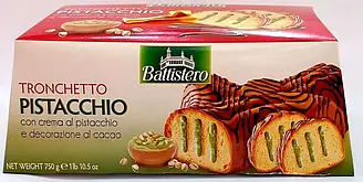 Battistero Tronchetto Pistacchio 750 г – різдвяний кекс з фісташковим кремом