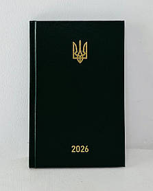 Щоденник датований А5 2026 рік Airy Тверда обкл. Зелений 320 стор. У лінію (ВМ21165-04) Buromax