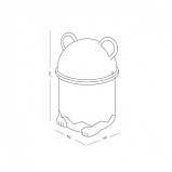 ВІДРО ДЛЯ СМІТТЯ ДИТЯЧЕ З КРИШКОЮ, фото 9