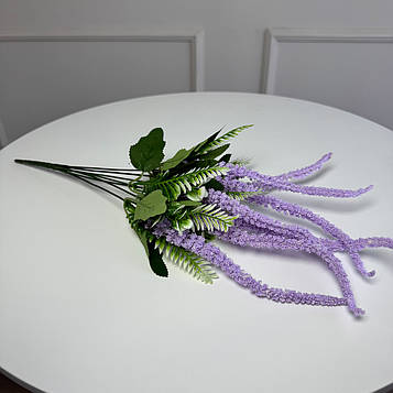 Букет штучний амарант 50 см ліловий 7 голів 5шт/уп