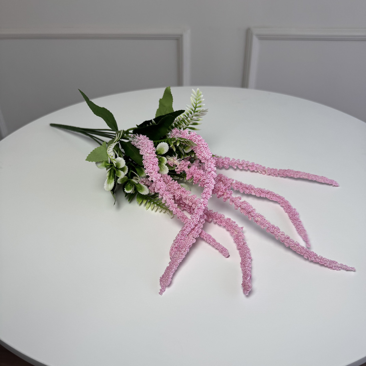 Букет штучний амарант 50 см рожевий 7 голів 5шт/уп, фото 1