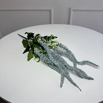 Букет штучний амарант 50 см сірий 7 голів 5шт/уп