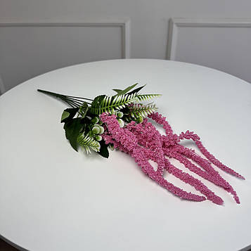 Букет штучний амарант 50 см фуксія 7 голів 5шт/уп