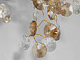 Світильник сателіт до кришталевих люстр , золотистий, фото 3