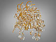 Світильник сателіт до кришталевих люстр , золотистий, фото 2
