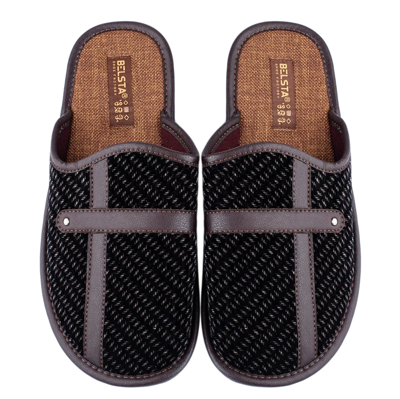 Чоловічі закриті капці БЕЛСТА з велюру, фото 1