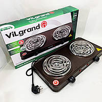 Плита для приготування їжі ViLgrand VHP132 2000 Вт, Побутова електроплитка, Плита підлогова потужна PX-60