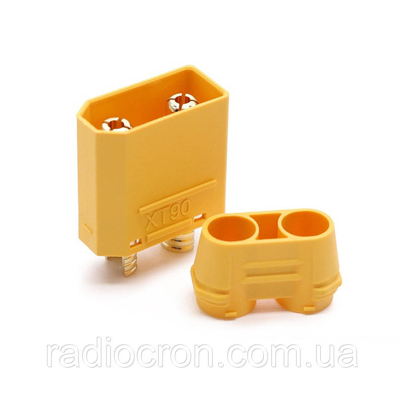 Конектор Amass XT90S-M тато з ковпачком