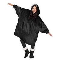 Ковдра з рукавами snuggie, Світшот-покривало з капюшоном Покривало з рукавами мікрофібри YI-47