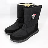 Зручні черевики для роботи, Гумові утеплені чоботи чоловічі короткі, Осіннє утеплене взуття DH-21, фото 3