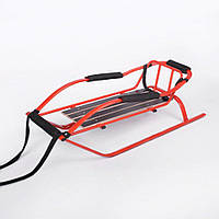 Санки "Скелетон" яскраво-червоні