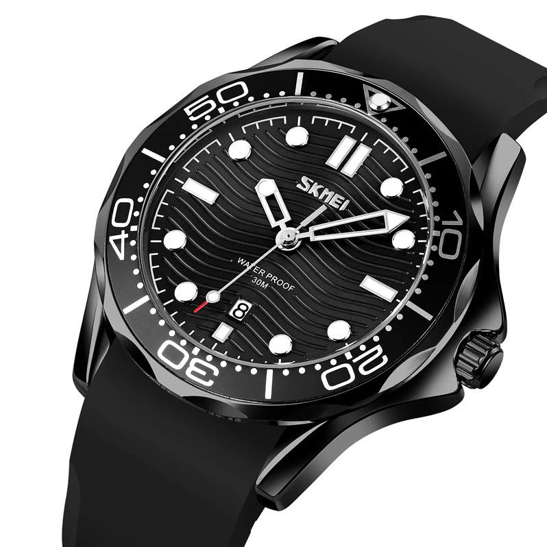 Стильні статусні наручні годинники стрілочні SKMEI 9276PBKBK, Класичні чоловічі годинники під костюм IN-69, фото 1