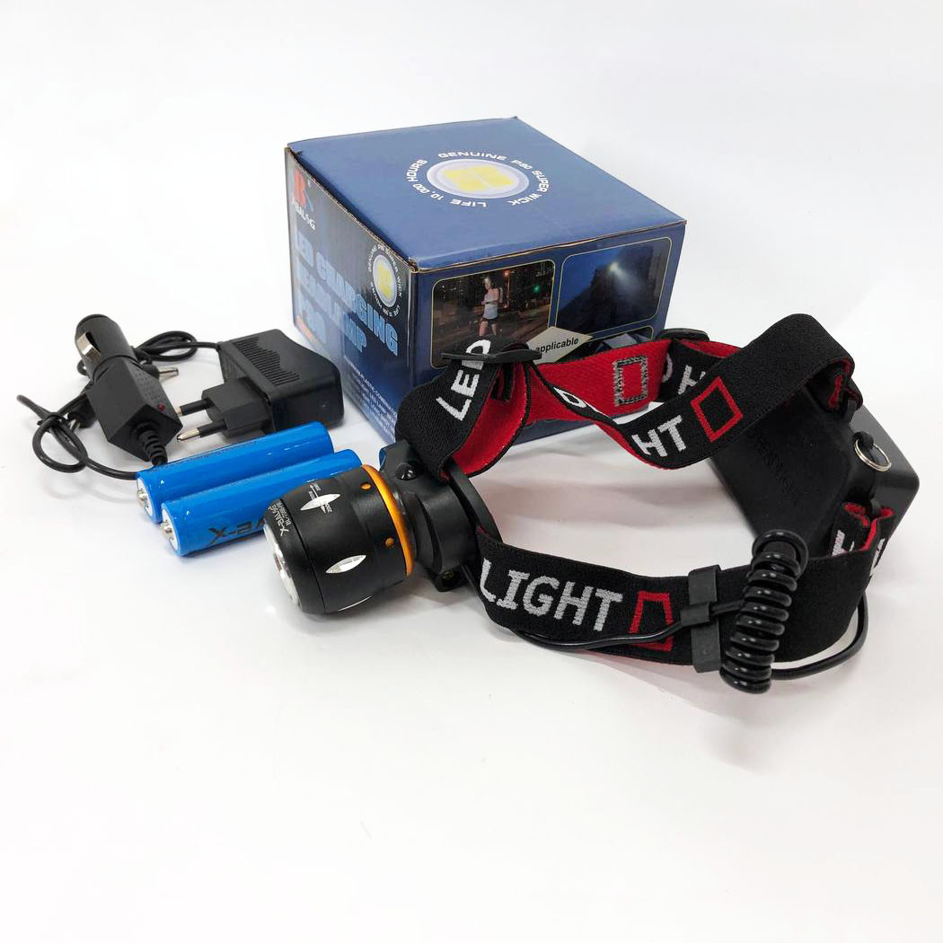 Легкий налобний ліхтар для риболовлі Bailong BL-T06B-P90, Ліхтар на лоб для будівельних робіт MQ-53, фото 1