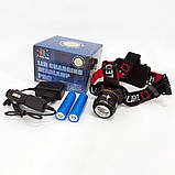 Легкий налобний ліхтар для риболовлі Bailong BL-T06B-P90, Ліхтар на лоб для будівельних робіт MQ-53, фото 9