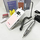 Фрезер для манікюру потужний корея, Машинка для зняття гель-лаку з педаллю Машинка манікюру AZ-86, фото 7