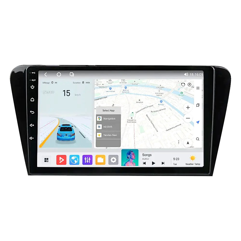 Штатна магнітола андроїд Skoda OCTAVIA 2013-18, Автомагнітола 2 дин 2/32, штатний головний пристрійшкода, фото 1