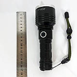 Оригінальний ручний ліхтар X-Balog, Потужний тактичний ліхтар світлодіодний військовий зсу LY-81, фото 2