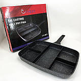 Сковороди з покриттям від пригорання UNIQUE, Сковорода кухонна для кухні, Сковорода фірмова CI-10, фото 4