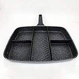 Сковороди з покриттям від пригорання UNIQUE, Сковорода кухонна для кухні, Сковорода фірмова CI-10, фото 9