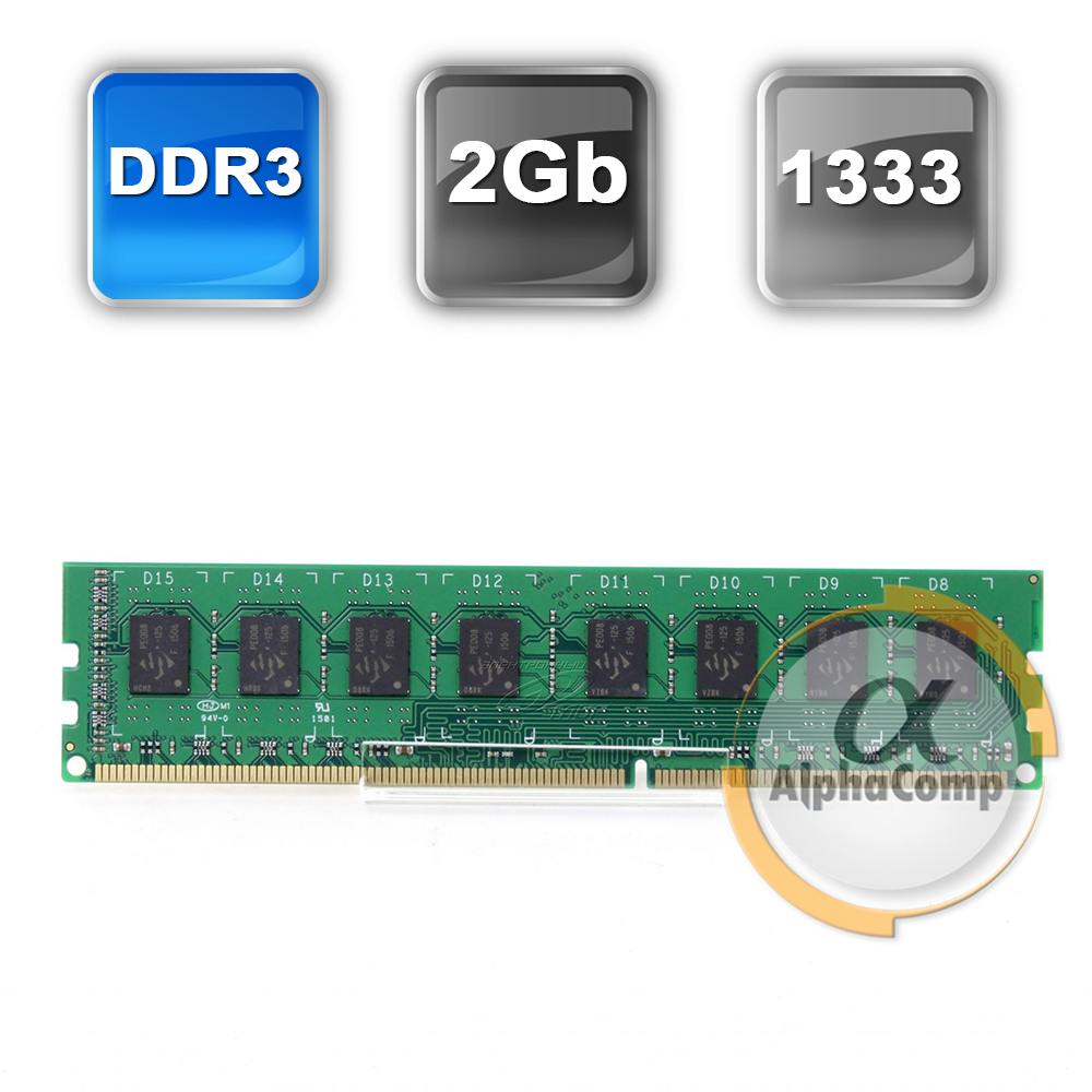 Модуль пам'яті DDR3 2Gb Kingston (KVR1333D3N9/2G) 1333 БУ