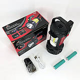 Багатофункціональний led ліхтар T80C-5W+COB, Лампа для кемпінгу підвісна акумуляторна RI-46, фото 5