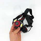 Потужний тактичний ліхтар світлодіодний, Світлодіодний ліхтар для роботи на голові CJ-55, фото 2