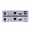 Подовжувач 4K HDMI і USB 2.0 KVM 100m Dtech DT-7051 (74-00124), фото 3