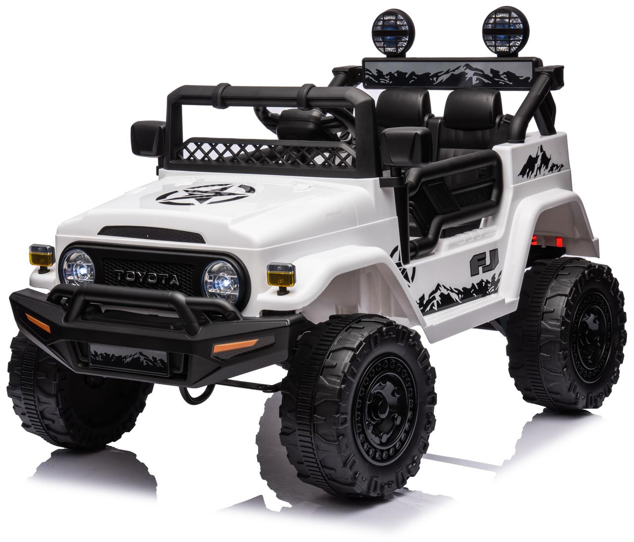 Електромобіль дитячий Toyota FJ Cruiser ліцензія білий (9902), фото 1