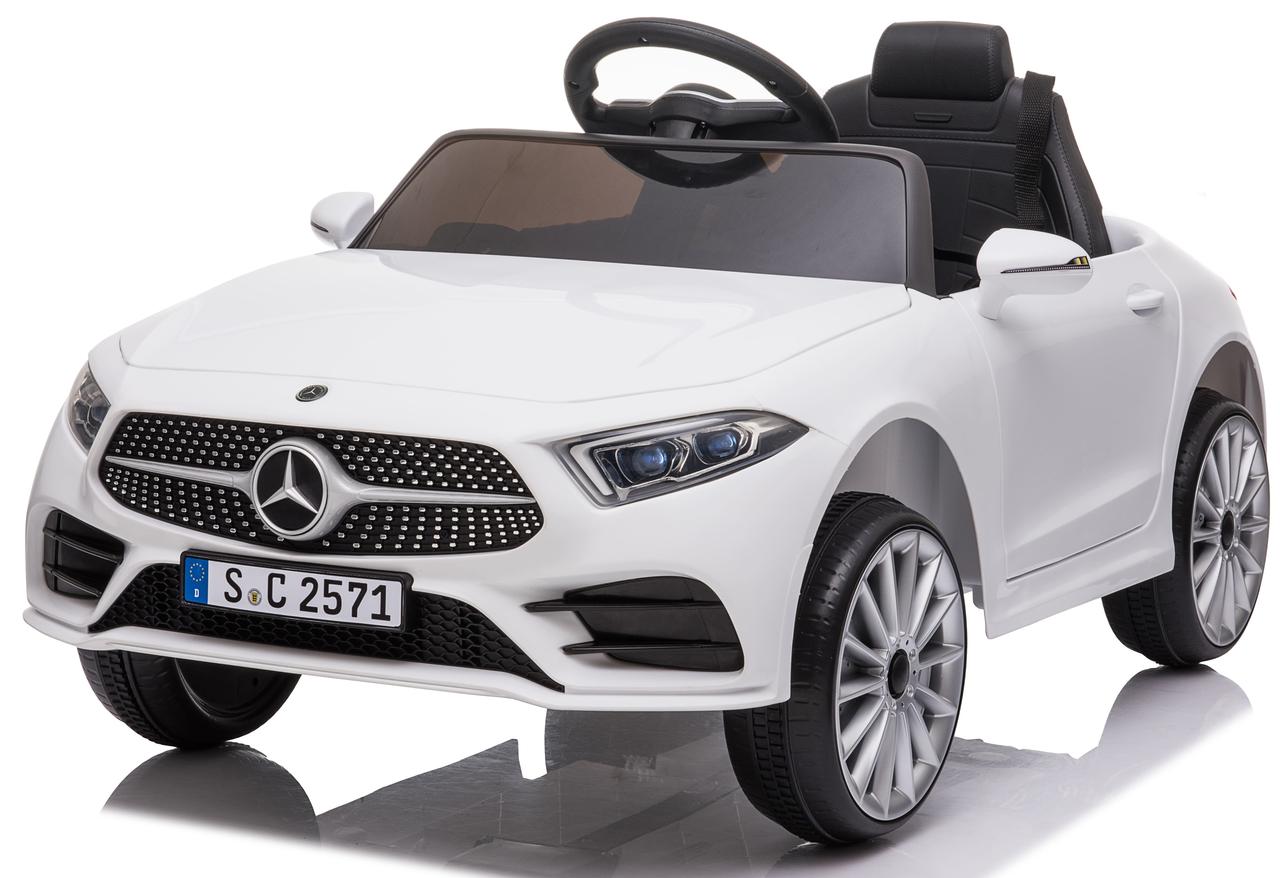 Електромобіль дитячий Mercedes-Benz CLS 350 ліцензія білий (9904), фото 1
