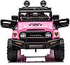 Електромобіль дитячий Toyota FJ Cruiser ліцензія рожевий (9901), фото 6