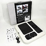 Підставка для ноутбука два вентилятори LD-09 E-Table, Столик для ноутбука з регулюванням нахилу BK-43, фото 5