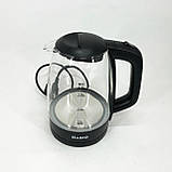 Потужний електричний чайник від розетки Magio, Безшумний електричний чайник з підсвічуванням BX-37, фото 2