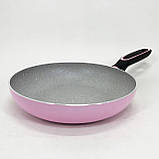 Алюмінієві сковорідки з антипригарним покриттям Magio, Сковорода для приготування LA-87, фото 3