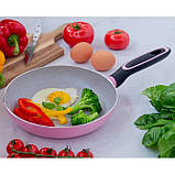 Алюмінієві сковорідки з антипригарним покриттям Magio, Сковорода для приготування LA-87, фото 5