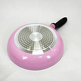 Алюмінієві сковорідки з антипригарним покриттям Magio, Сковорода для приготування LA-87, фото 6