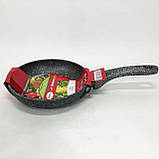 Сковорода для приготування на газовій плиті Con Brio СВ-1811 18 см, Сковорода алюмінієва поглиблена TB-79, фото 3