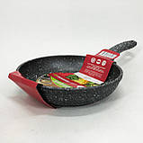 Сковорода для приготування на газовій плиті Con Brio СВ-1811 18 см, Сковорода алюмінієва поглиблена TB-79, фото 6