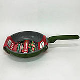 Сковорода з антипригарним покриттям внутрішньої поверхні Con, Зручна у використанні сковорода BU-22, фото 5