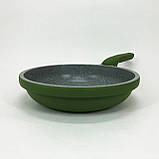 Сковорода з антипригарним покриттям внутрішньої поверхні Con, Зручна у використанні сковорода BU-22, фото 9