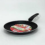 Сковорода з бакелітовим покриттям Con Brio СВ-1819 18см, Сковорідка фірмова, Сковорода якісна гриль OA-36, фото 3