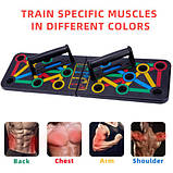 Упори з різними хватами Foldable Push Up, Опори для віджимання, упор для віджимання вуличний EQ-40, фото 3