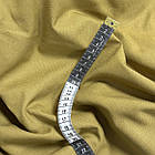 Льон з віскозою, золота олива, фото 5