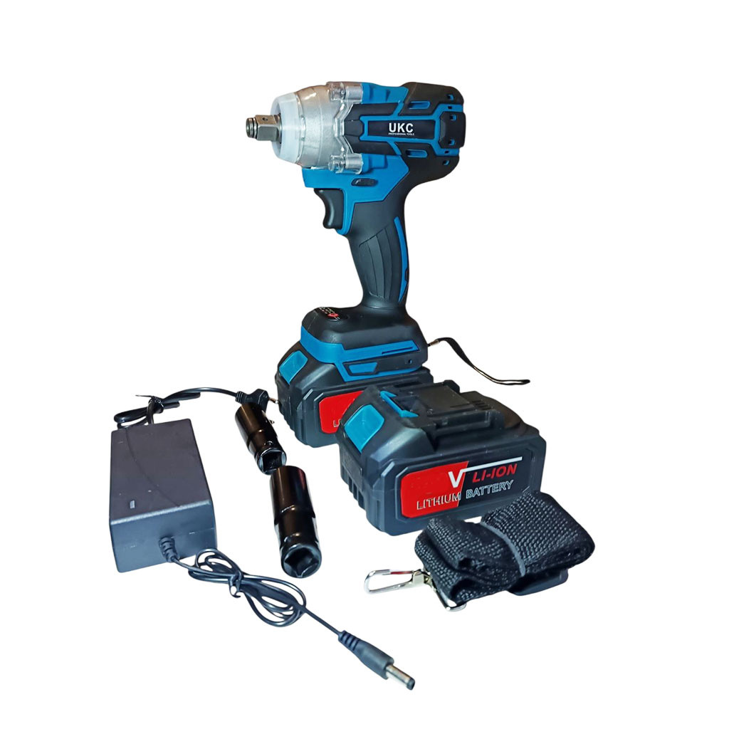 Гайковерт ударний акумуляторний UKC SDS+ 21V 600 Н·м, фото 1