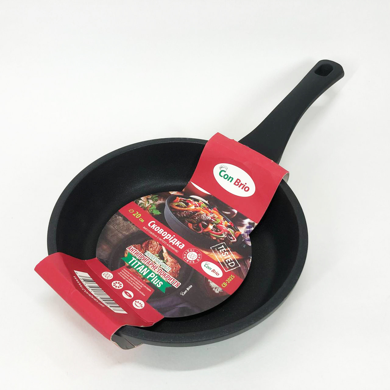 Зручна сковорода для порцій, Сковорода якісна гриль Емальована для смаження на грилі NF-17, фото 1