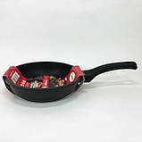 Зручна сковорода для порцій, Сковорода якісна гриль Емальована для смаження на грилі NF-17, фото 8
