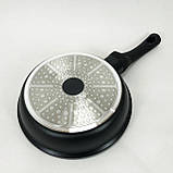 Зручна сковорода для порцій, Сковорода якісна гриль Емальована для смаження на грилі NF-17, фото 10