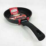 Надійна сковорода з антипригарним покриттям Con Brio СВ-2425 24 см, Сковорода глибока для дому EA-42, фото 8