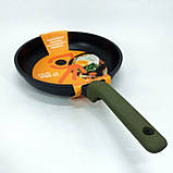 Сковорода глибока алюміній, Оригінальна сковорода з антипригарним покриттям для варіння MW-12, фото 3