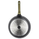 Сковорода глибока алюміній, Оригінальна сковорода з антипригарним покриттям для варіння MW-12, фото 8